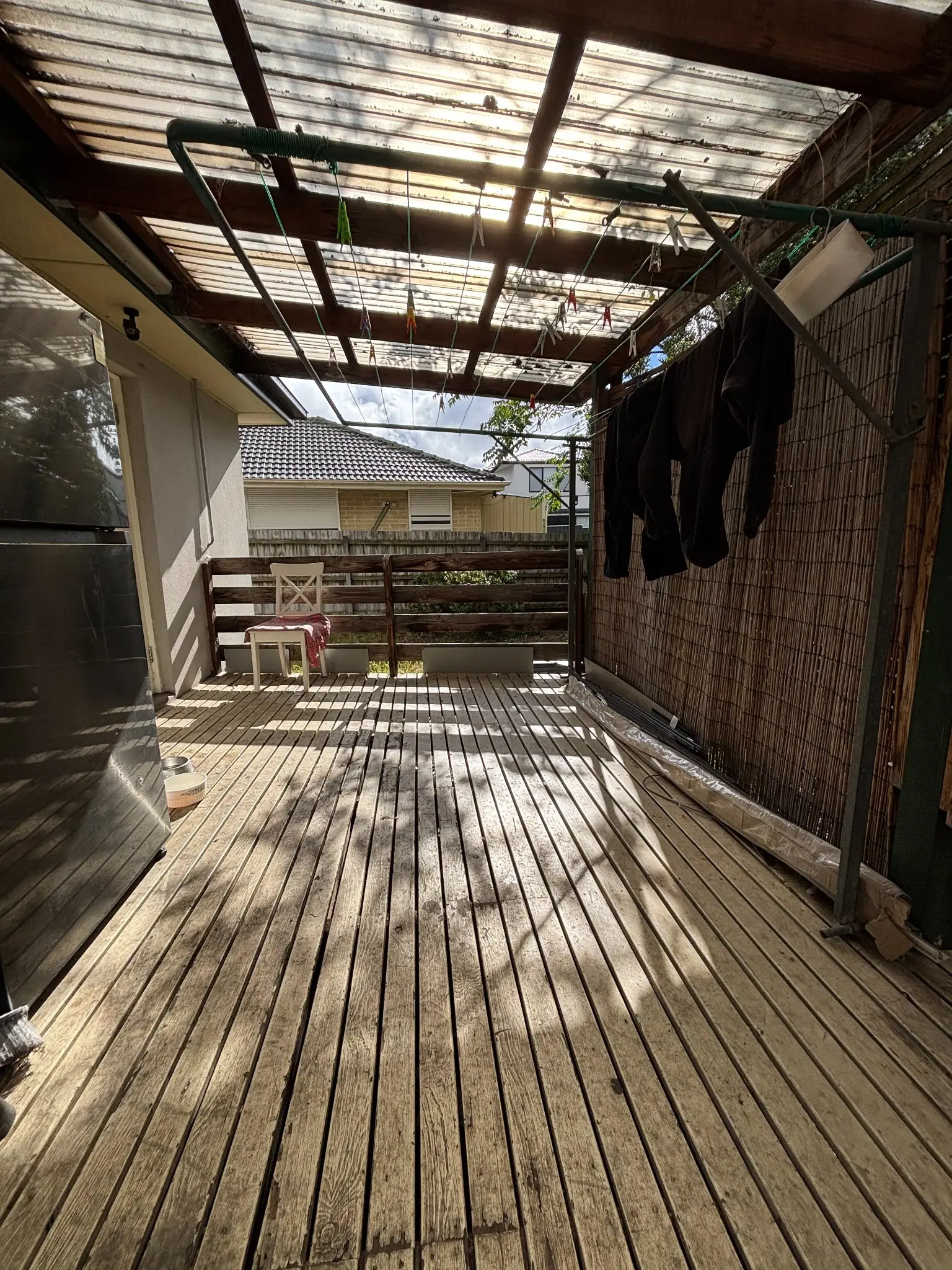 After rubbish removal